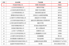 公司成功入選第八批山東省制造業(yè)單項冠軍企業(yè)